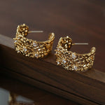 French Lace C - Hoop Earrings - floysun