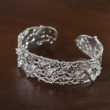 French Lace Open Cuff Bracelet - floysun