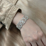 French Lace Open Cuff Bracelet - floysun