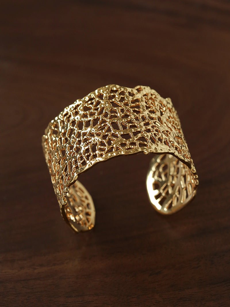 French Lace Open Cuff Bracelet - floysun