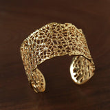 French Lace Open Cuff Bracelet - floysun