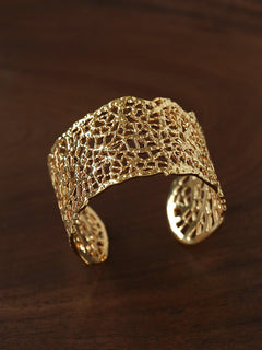 French Lace Open Cuff Bracelet - floysun