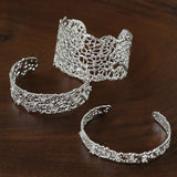 French Lace Open Cuff Bracelet - floysun