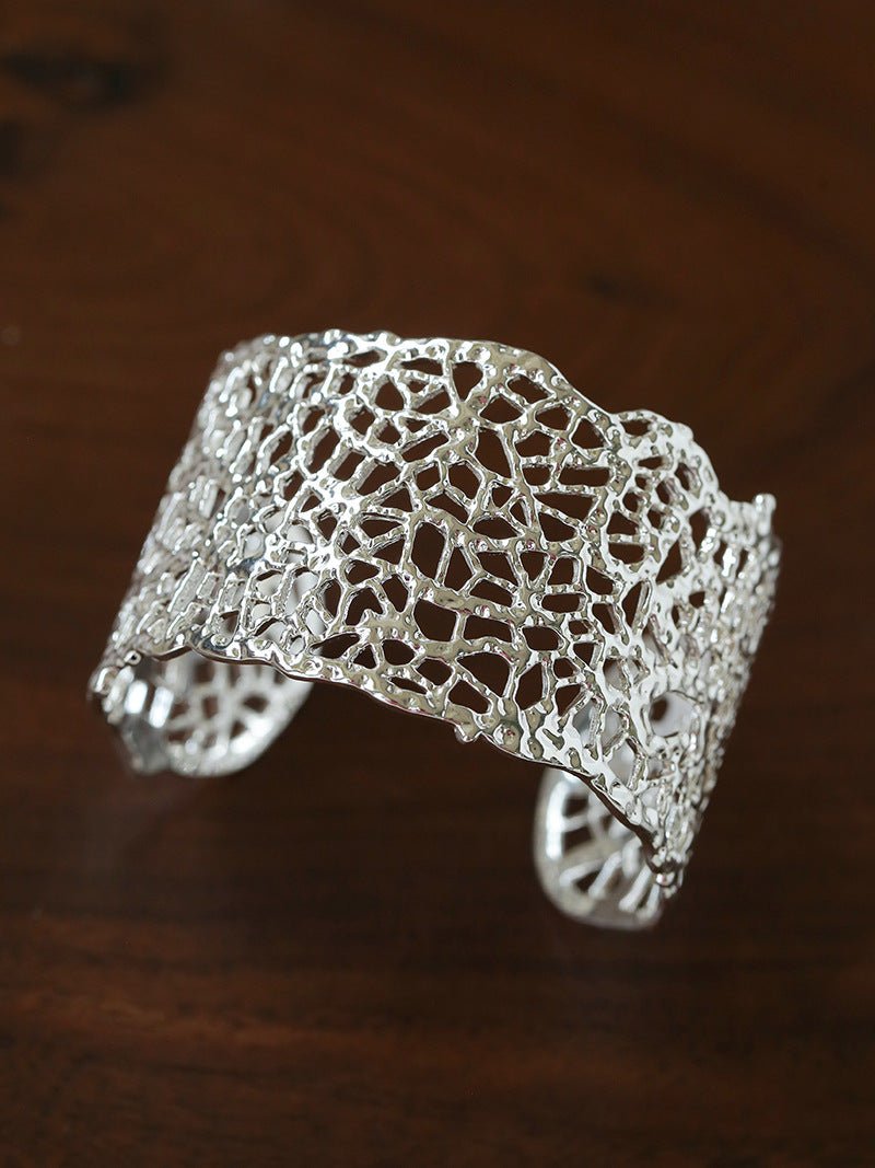 French Lace Open Cuff Bracelet - floysun