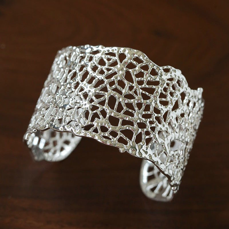 French Lace Open Cuff Bracelet - floysun