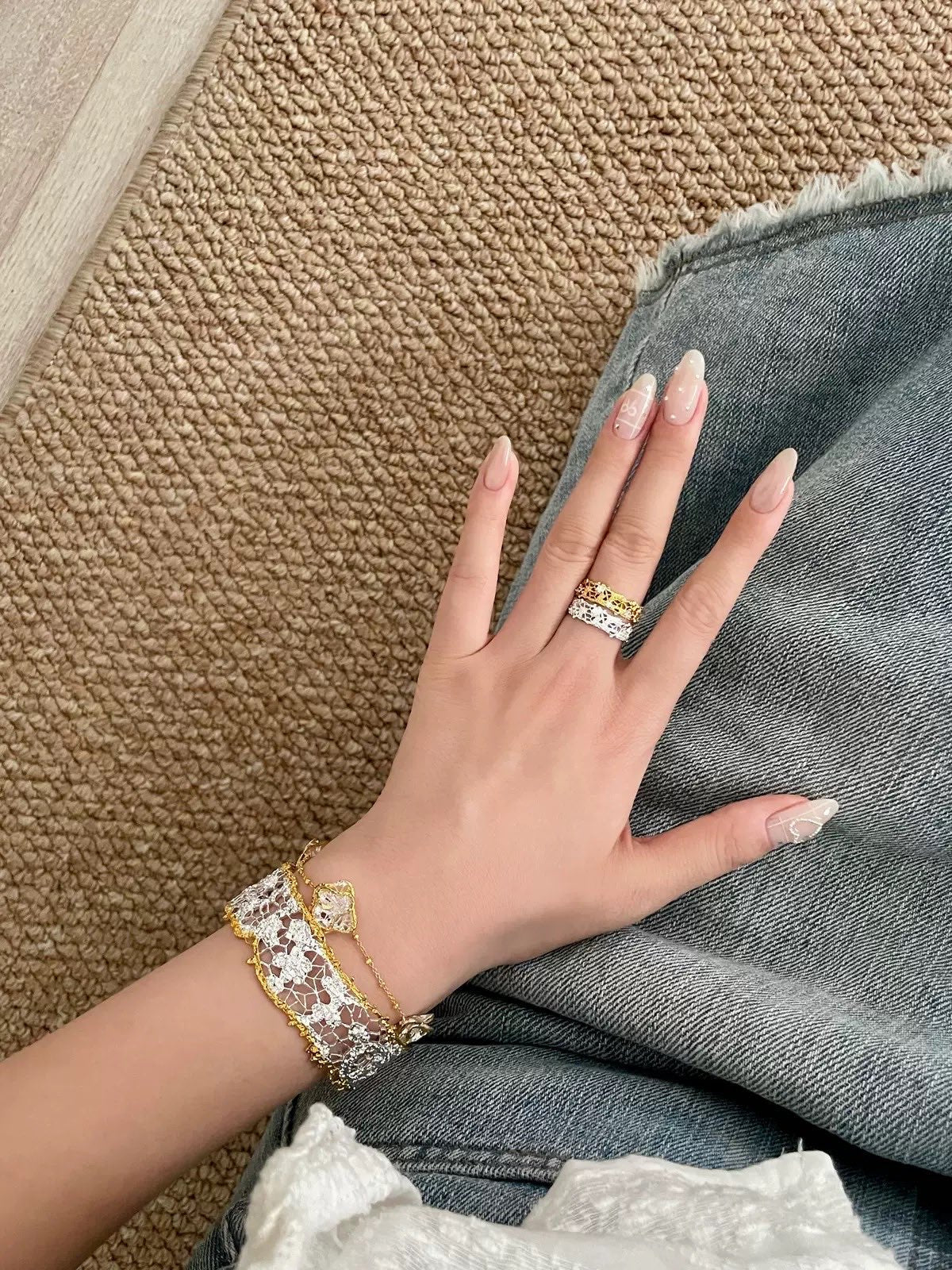 French Lace Open Ring - floysun