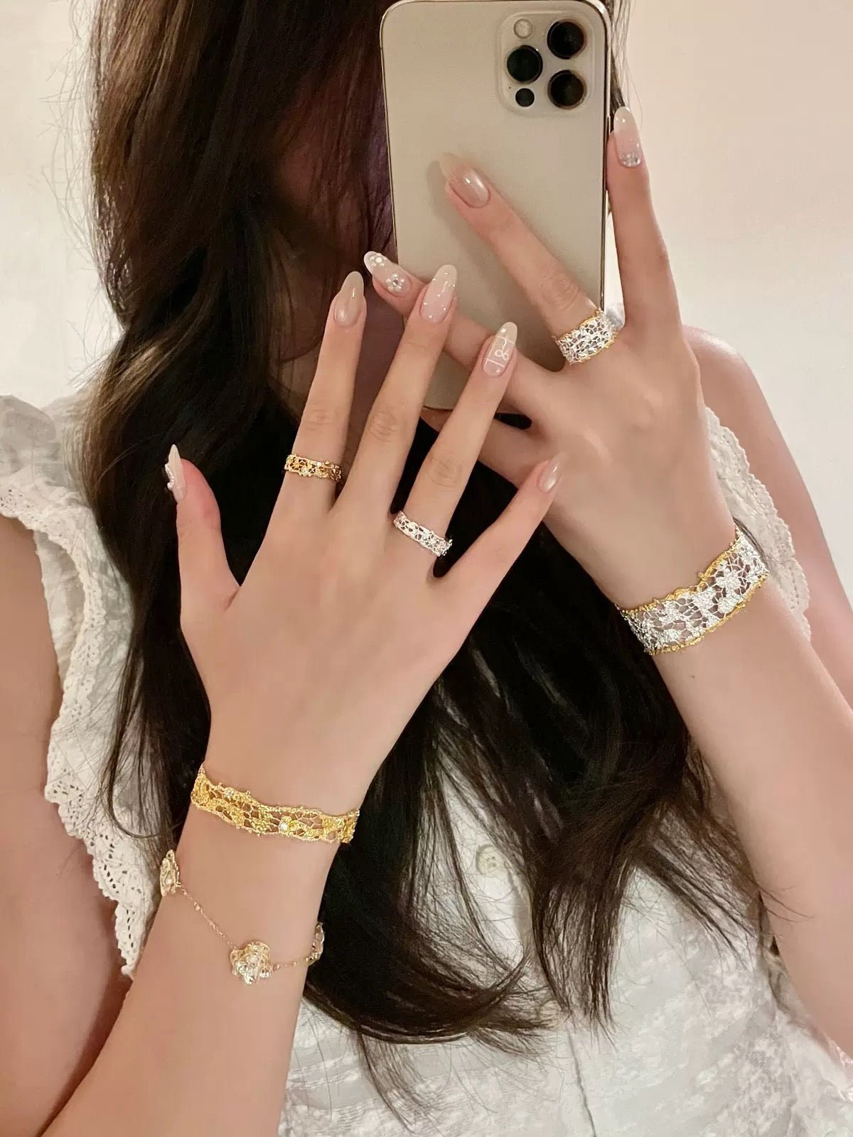 French Lace Open Ring - floysun