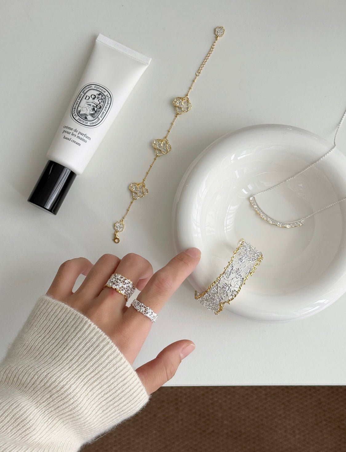 French Lace Open Ring - floysun