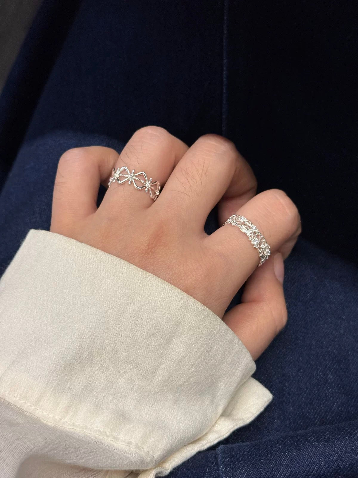 French Lace Open Ring - floysun