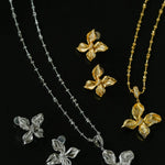 French Luxe Brushed Metal Butterfly Necklace - floysun