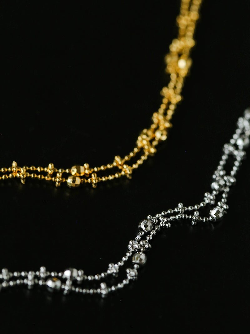 French Luxe Brushed Metal Butterfly Necklace - floysun