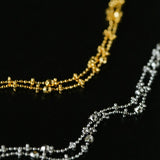 French Luxe Brushed Metal Butterfly Necklace - floysun