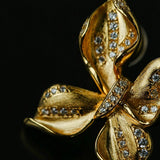 French Luxury Brushed 925 Silver Butterfly Stud Earrings - floysun