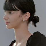 French Sculptural Triangular Huggie Earrings - Sleek 925 Sterling Silver Wide Hoop - floysun
