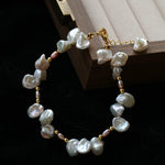 French - Style Natural Petal Pearl Bracelet - floysun