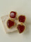 French Vintage Double - Stone Geometric Drop Earrings - floysun