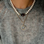 French Vintage Faceted Gemstone Pearl Necklace - floysun