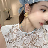 French Vintage Floral Hollow Earrings - floysun