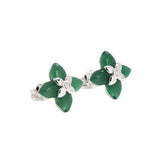 French Vintage Four - Petal Natural Stone Earrings - floysun