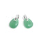 French Vintage Green Agate Earrings - floysun