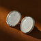 French Vintage Oval Gemstone Statement Stud Earrings - floysun