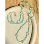 Fresh Mint Green Glass Pumpkin Bead Long Necklace - floysun