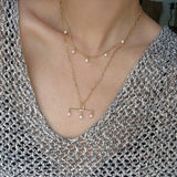Freshwater Pearl T‑Shape Balance Pendant Necklace - floysun
