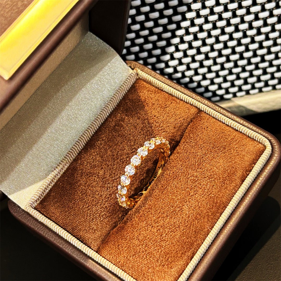 Full Eternity 10pt Diamond Band Ring - floysun