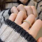 Full Eternity 10pt Diamond Band Ring - floysun