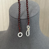 Garnet Beaded Necklace - floysun