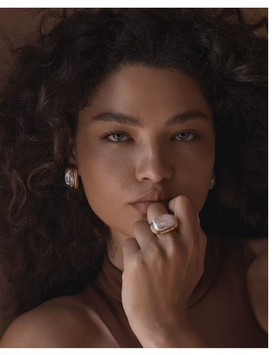 Geometric Baroque Pearl Square Earrings - floysun