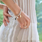 Geometric Link Openwork Band Ring - floysun