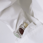 Geometric Stone Cuff Bracelet - floysun