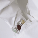 Geometric Stone Cuff Bracelet - floysun