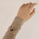 Geometric Stone Cuff Bracelet - floysun