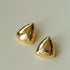 Geometric Triangle Polished Minimalist Earrings - floysun