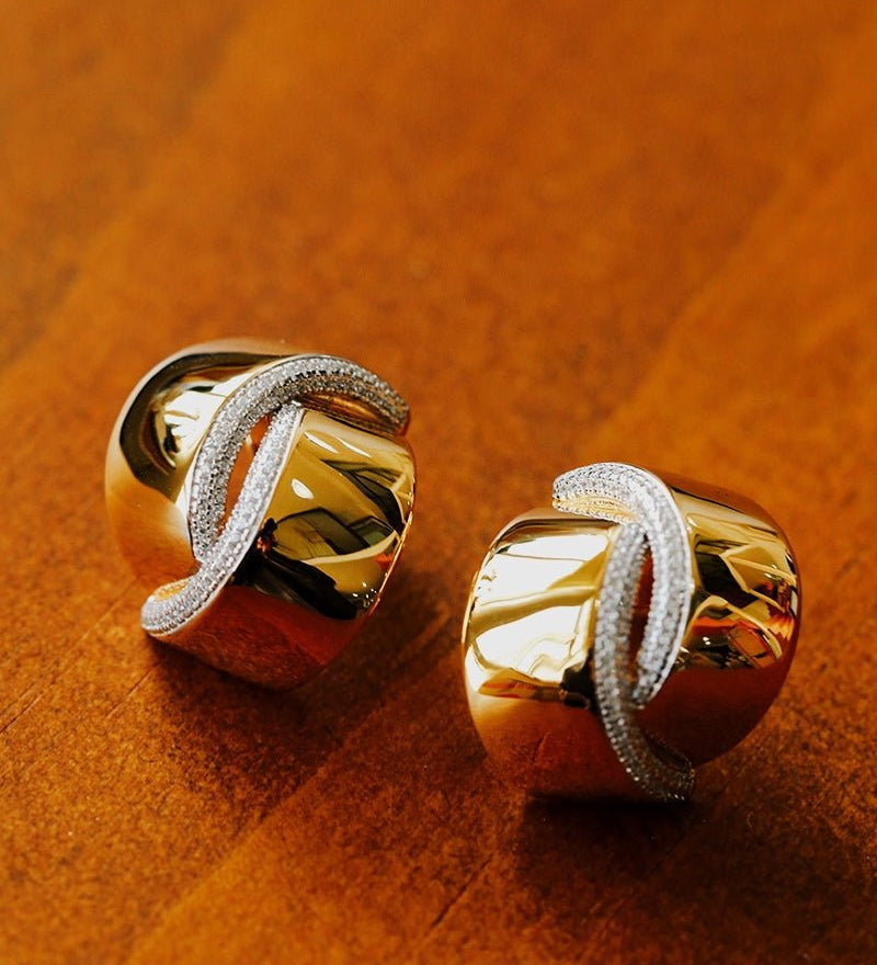 Glossy Cross Dome Studs - floysun