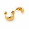 Glossy Water Drop Huggie Earrings - floysun