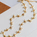 Gold Cherry Pearl Necklace - floysun