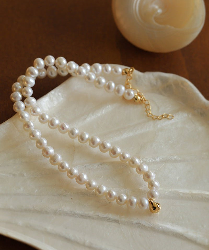 Golden Beans Freshwater Pearl Necklace - floysun