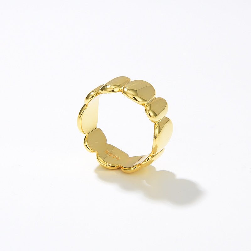 Golden Lace Petal Ring - floysun