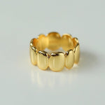 Golden Lace Petal Ring - floysun