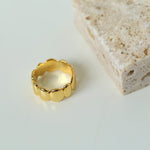 Golden Lace Petal Ring - floysun