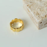 Golden Lace Petal Ring - floysun