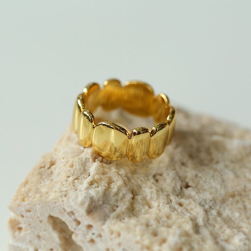 Golden Lace Petal Ring - floysun