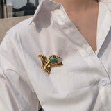 Goldfish Turquoise Brooch - floysun