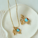 Goldfish Turquoise Brooch - floysun