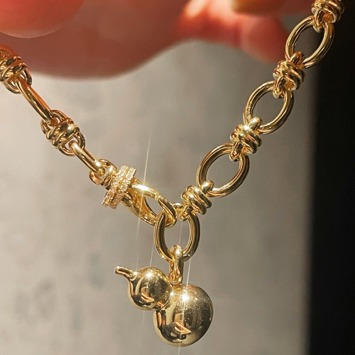 Gourd Charm Link Bracelet - floysun