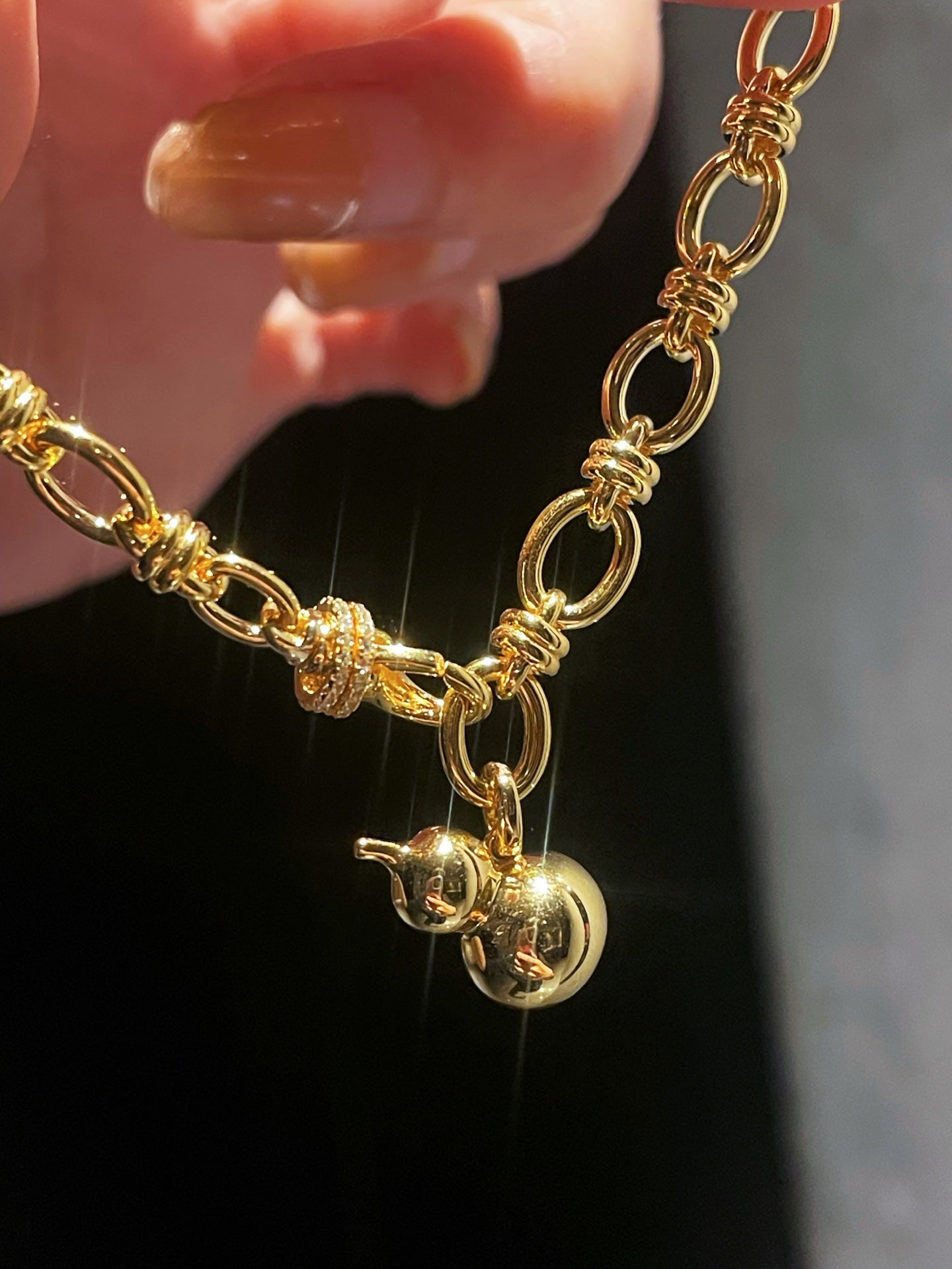 Gourd Charm Link Bracelet - floysun