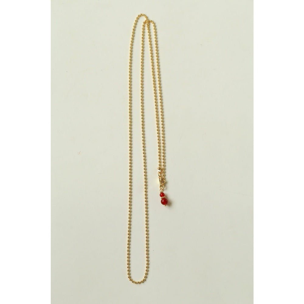 Gourd Pendant Necklace with Tiger’s Eye or Red Agate Adjustable - floysun